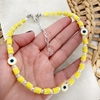 Choker ojitos fimo 