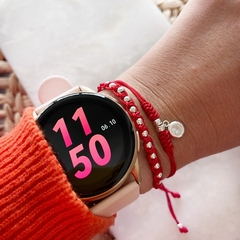 Pulsera hilo chino con cubic - comprar online