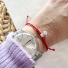 Pulsera Hilo Chino con Cubic Corazón