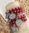 Pulsera San Benito Roja