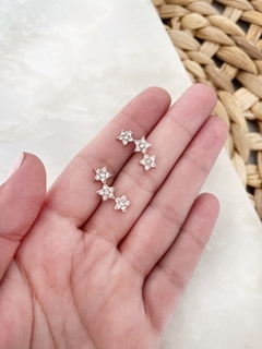 Aritos trio estrellas - comprar online