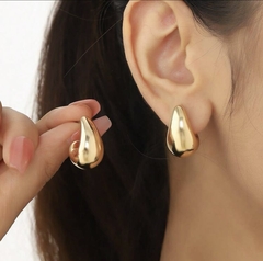 Aros gota dorado - comprar online