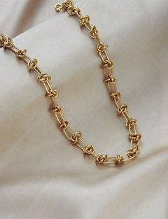 Choker Niki (Acero dorado) - comprar online