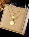 Collar Tina (acero dorado)