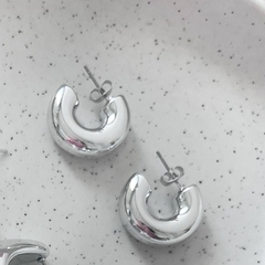 Aros Tribeca (plateados) - comprar online