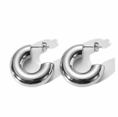 Aros Tribeca (plateados) - tienda online