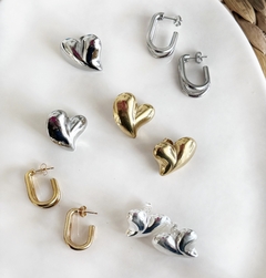 Aros corazón - tienda online