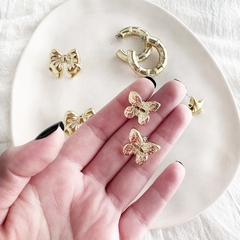 Aros Trendy dorados - Donde Me Lleves Iré ®