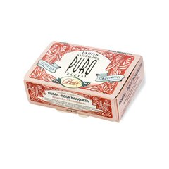 Jabón Natural 100% Puro Vegetal con Extractos Vegetales y Aceites Esenciales Puros de Rosas y Rosas Mosqueta