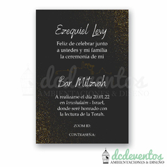 invitacion bar mitzvah