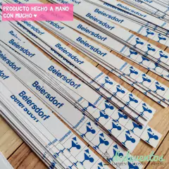 100 Pulseras con troquel para contabilizar tragos (elegí cantidad de troqueles)