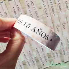 Pulseras personalizadas para 15 años (Pedilas con tu diseño favorito)