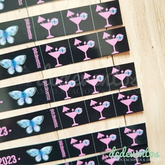 100 Pulseras troqueladas para la barra de tragos (elegí cantidad de troqueles) - DCD Eventos® - Casamientos y fiestas temáticas