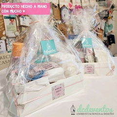 COMBO X 2 Kits de toilette deluxe con caja de madera y dije [Pedilo con tu diseño favorito]