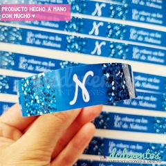 Pulseras diseño glitter para 15 años (ELEGI LA CANTIDAD) - DCD Eventos® - Casamientos y fiestas temáticas