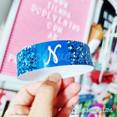 Pulseras diseño glitter para 15 años (ELEGI LA CANTIDAD) - comprar online