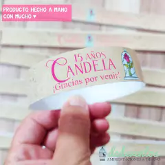 50 Pulseras autoadhesivas personalizadas 15 años (Pedilas con tu diseño favorito)