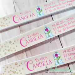 50 Pulseras autoadhesivas personalizadas 15 años (Pedilas con tu diseño favorito) - comprar online