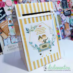 Buzón para regalos en efectivo con 50 sobres grandes - tienda online