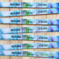 50 Pulseras autoadhesivas personalizadas 15 años (Pedilas con tu diseño favorito) en internet