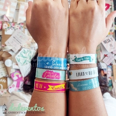 Pulseras personalizadas para casamientos (Pedilas con tu diseño favorito) - tienda online