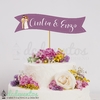 Topper para torta Casamiento