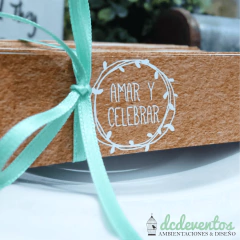 20 Servilleteros de papel símil kraft