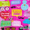 35 Carteles + 15 accesorios con frases para Photobooth