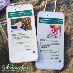 50 Invitaciones whatsapp 15 años - tienda online