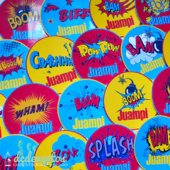 25 Stickers superhéroes