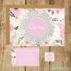 50 Invitaciones Cami - 10x14.5cm