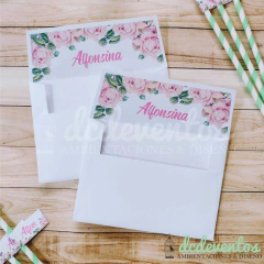 50 Sobres con nombre o iniciales - tienda online
