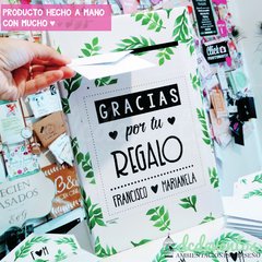 Buzón para regalos en efectivo con 50 sobres grandes - DCD Eventos® - Casamientos y fiestas temáticas