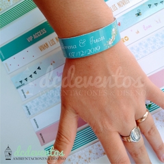 Pulseras personalizadas para casamientos (Pedilas con tu diseño favorito) en internet