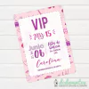 50 Invitaciones VIP PINK PARIS