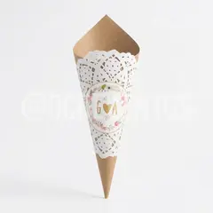 Conitos shabby chic para casamientos
