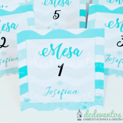 Imagen de Números de mesa tipo carpita [Elegí la cantidad]