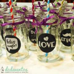 25 Stickers para vasos