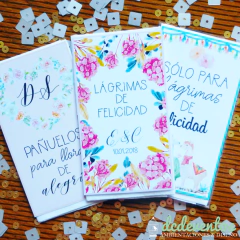 30 pañuelos tissues personalizados - comprar online