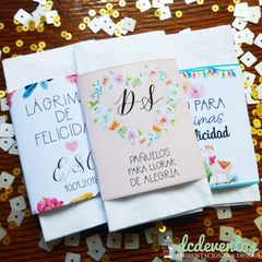 Pañuelos tissues personalizados (elegí cantidad)