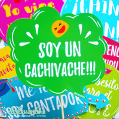 30 Carteles + 15 accesorios con frases para Photobooth - tienda online