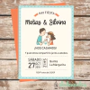 50 Invitaciones casamiento - MOD 001