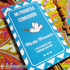 20 ESTAMPITAS COMUNIÓN PALOMA - MODELO 12 - comprar online