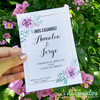 50 Invitaciones casamiento - Flores