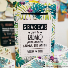 Buzón para regalos en efectivo + sobres (diseño a elección) - DCD Eventos® - Casamientos y fiestas temáticas