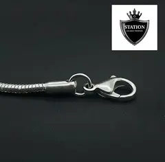 DIJE DE AGUA MARINA PREMIUM CON CADENA DE ACERO QUIRURGICO