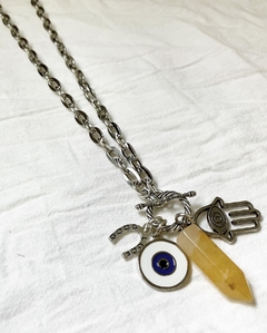 Collar ISI ágata amarilla - comprar online
