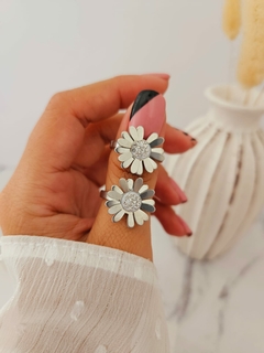ANILLO MARGARITA PLATEADO