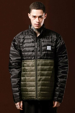 JAQUETA PUFFER CHRONIC BLACK e GREEN