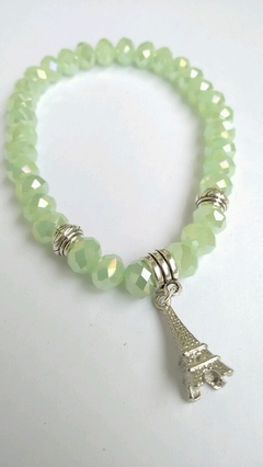 Pulsera verde brillo - tienda online